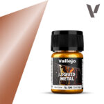 Vallejo Liquid Metal 35ml, Red Gold