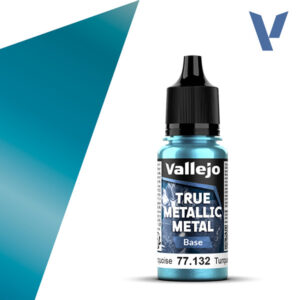 Vallejo True Metallic Metal Base 18ml, 32 Hydra Turquoise