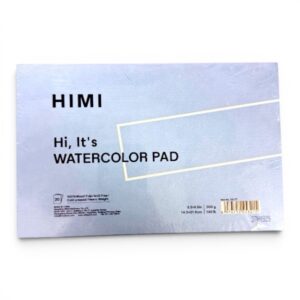 HIMI WATERCOLOR PAD 14x21,6cm, 20 arkkia
