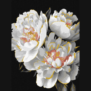 Ideyka Painting by numbers 30x40cm, KHO3297 Snow White Buds