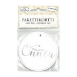 Pakettikortti, 5195 Paljon onnea hopea
