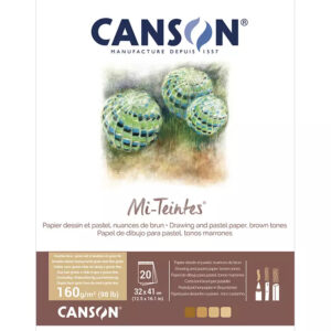 Canson Mi-teintes 160g lehtiö, 32×41cm Earth shades