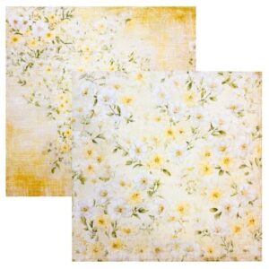 Reprint Skräppipaperi 30x30cm, RP0736 Spring Flowers