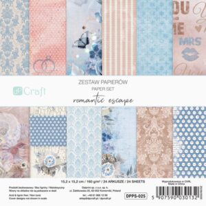 DP Craft paperilajitelma 15,2x15,2cm, Romantic Escape