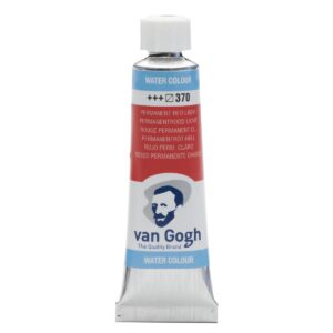 Van Gogh akvarellivärituubi 10ml, 370 permanent red light