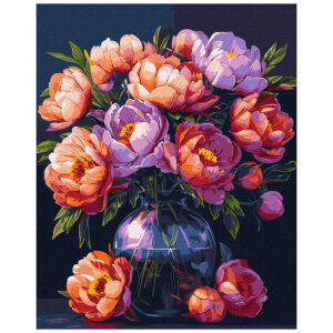 Ideyka Painting by numbers 40x50cm, KHO3274 The luxury of flowers