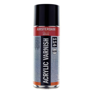 Amsterdam Akryylivernissa spray 400ml, 114 Kiiltävä
