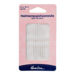 Hemline helmenpujotusneula koko 10-15, 6kpl