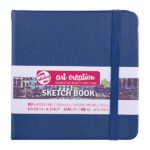 Art Creation luonnoskirja 12x12cm, Navy Blue