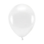 Eco Ilmapallot 26cm 100kpl, Metallic white