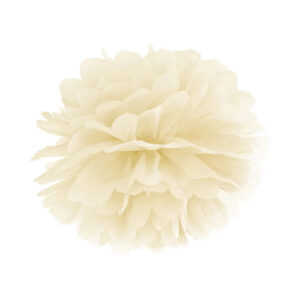 Pompom koriste 35cm, kerma