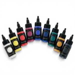 Aquarylic color set perusvärit,  9 x 30 ml