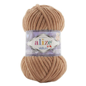 Alize Velluto lanka 100g, 429 Kamelinruskea
