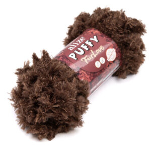 Alize Puffy FurLove 100g, 493 Ruskea