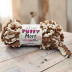 Alize Puffy More 150g, 6563 Kamelinruskea / Vaalea beige