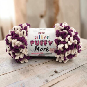 Alize Puffy More 150g, 6537 Luumu / vaalea beige