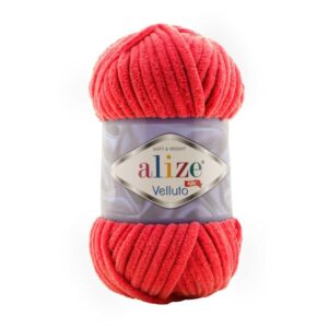 Alize Velluto lanka 100g, 56 Punainen