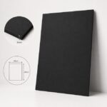 Softis 30x40cm, musta 4mm