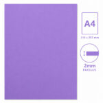Softis A4 2mm, Violetti