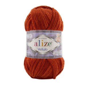 Alize Velluto lanka 100g, 36 Terrakotta