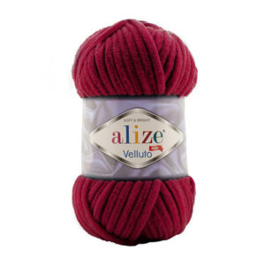 Alize Velluto lanka 100g, 107 Kirsikka