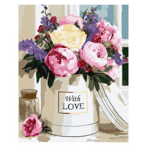 Ideyka Painting by numbers 40x50cm, KHO3340 Warm floral shades