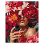 Ideyka Painting by numbers 40x50cm, KHO8733 Flower temptation