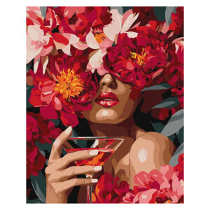 Ideyka Painting by numbers 40x50cm, KHO8733 Flower temptation