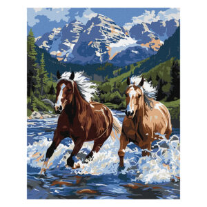 Ideyka Painting by numbers 40x50cm, KHO6830 Power in motion