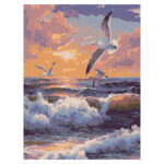 Ideyka Painting by numbers 30x40cm, KHO6469 Flying over the waves