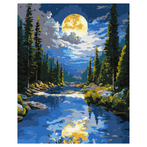 Ideyka Painting by numbers 40x50cm, KHO 6424 Under the mountain creek