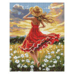 Ideyka Timanttimaalaustaulu 40x50cm, AMO8250 Dance in the field